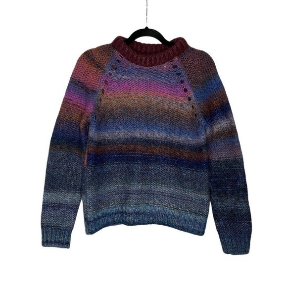 Zadig & Voltaire Kong Sweater Raglan Multicolor S - Picture 2 of 6